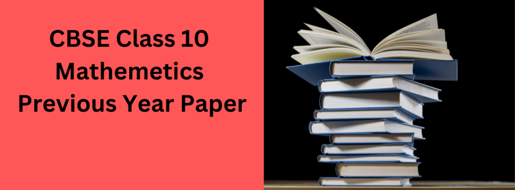 CBSE Class 10 Mathemetics Previous Year Paper