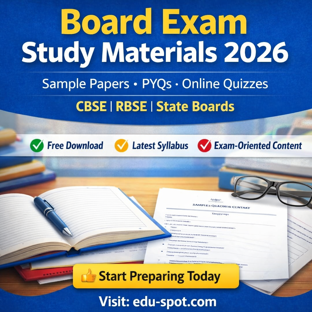 Board Exam Study Materials 2026